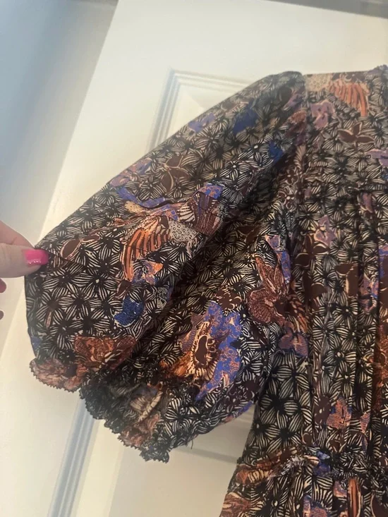 NWT ULLA JOHNSON Virginia dress 2 $595 - Picture 6 of 11